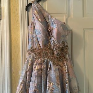 Mac Duggal one shoulder gown
